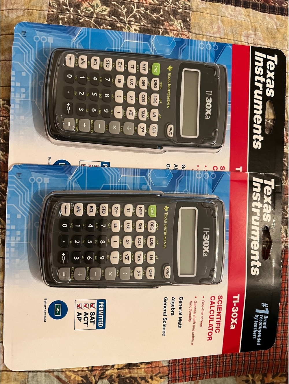 Texas Instruments TI-30Xa scientific calculator